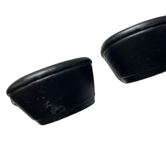 Dream Pairs Womens Size 10 Black SIlver Rhinestone 1.25" Wedge Heel Sandals - Picture 6 of 6